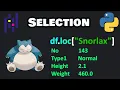 Selection in Pandas is easy