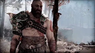 god of war 4 2018 ps5 all cutscenes full movie story mode 4k ultra hd