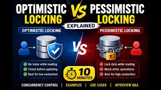 Optimistic vs Pessimistic Locking in 10 Minutes Database Concurrency Explained