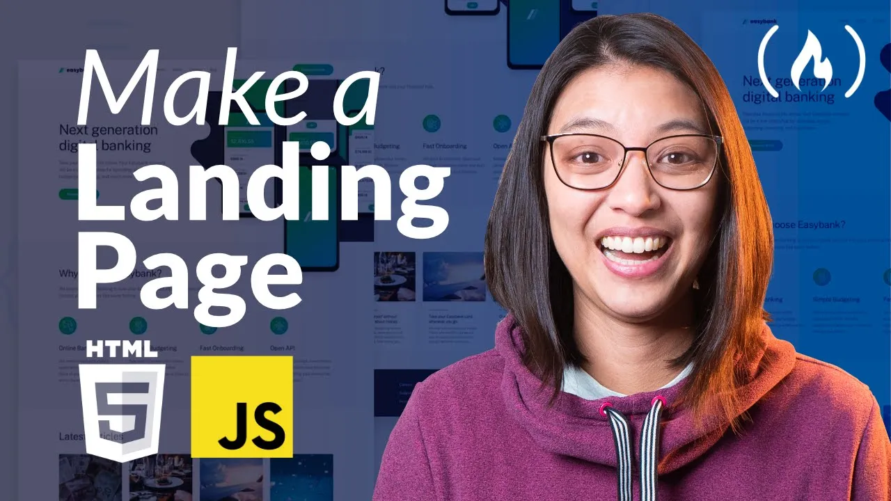 [100% Off] How to Make a Landing Page using HTML, SCSS, and JavaScript – Full Course  Free  Course Coupon