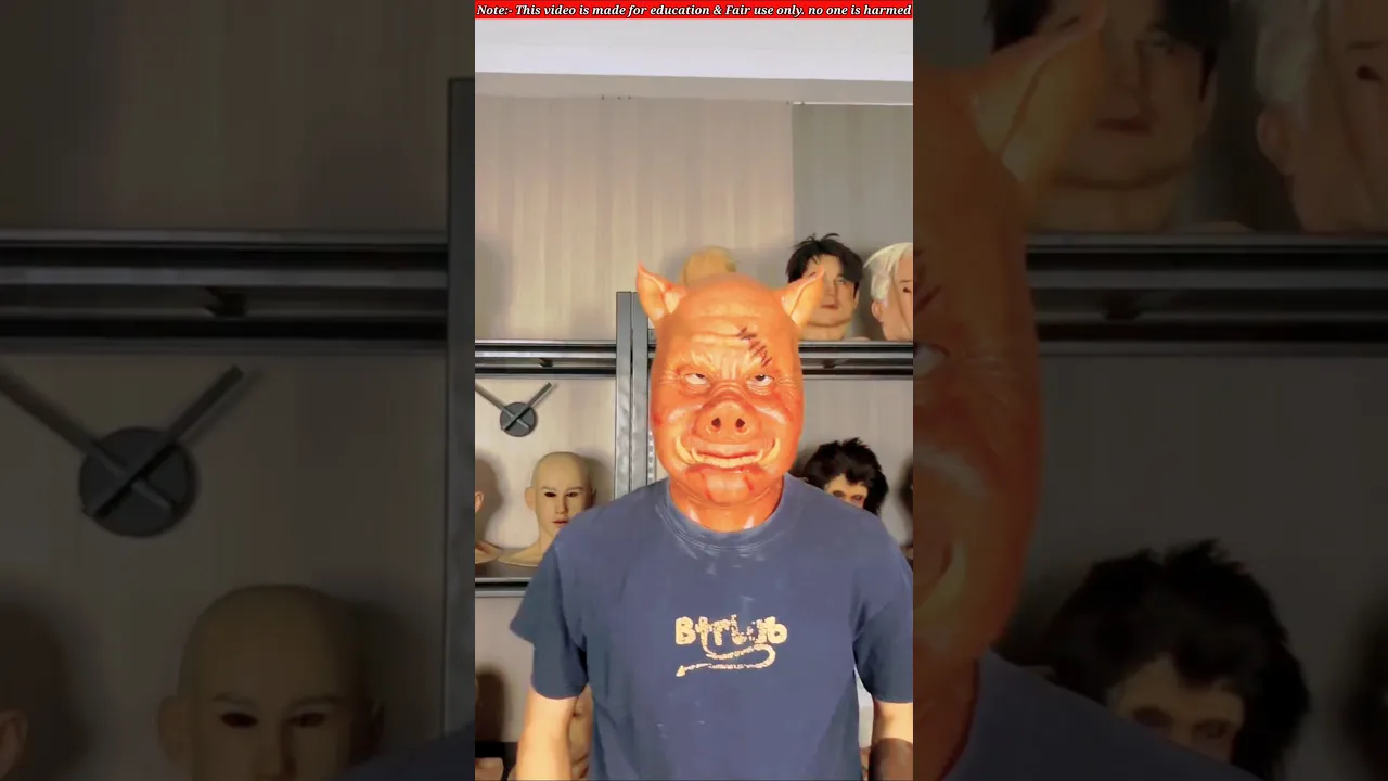 বাবার ভয়ানক মাস্ক😲👹