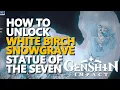 How to unlock White Birch Snowgrave Statue of the Seven Genshin Impact