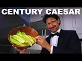 Traditional 1924 caesar salad raw eggs tableside service