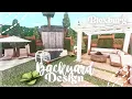 Roblox Bloxburg - Backyard design Idea