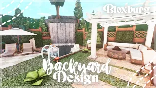Roblox Bloxburg - Backyard design Idea