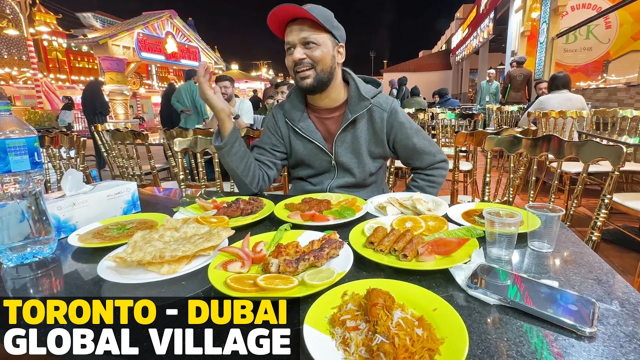 Street Food in Dubai, Global Village   Canada DXB Karachi   Indian & Thai Food   Bundu Khan Special