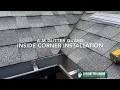 A M Gutter Guard Inside Corner Installation