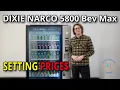 Dixie Narco 5800 Drink Vending Machine How to set your prices