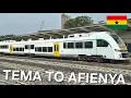 Lagu  train from tema harbour train station to Afienya in Ghana 🇬🇭 