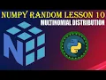 NumPy RANDOM LESSON 10 MULTINOMIAL DISTRIBUTION