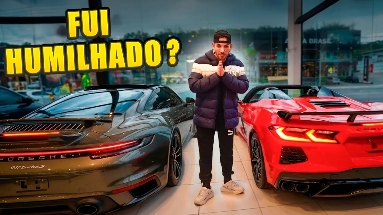 VOLTEI NA LOJA QUE COMPREI A PORSCHE VESTIDO DE MENDIGO !