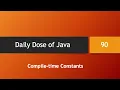 Daily Dose of Java -