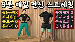 하루 9분! 전신 스트레칭 BEST (운동전후⭕)