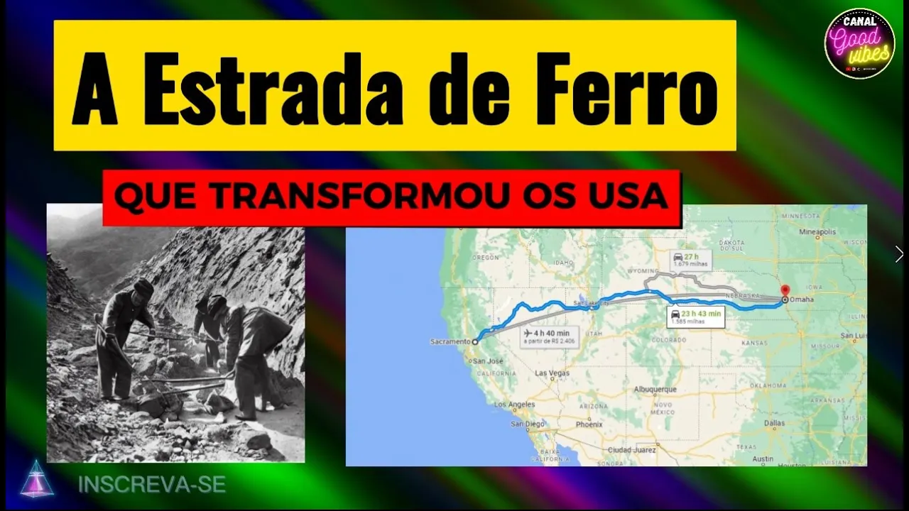 ????️???????? FERROVIA QUE MUDOU EUA - A História Esquecida dos Chineses na Ferrovia Transcontinental dos EUA