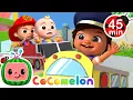 Download Lagu Wheels on the Bus Playground! 🚌 + More Nina's Familia 🎵 | CoComelon Nursery Rhymes \u0026 Kids Songs