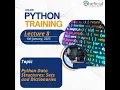 Lec 8 Python Data Structures Sets and Dictionaries Part B