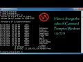 How to customise Windows Command Prompt How to change color of Command Prompt in Windows 10 7 8