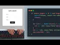 ASMR Programming - Counting Process in HTML CSS JavaScript No Talking