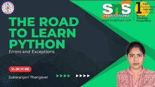 Handling Exceptions Subaranjani T SNS Institutions