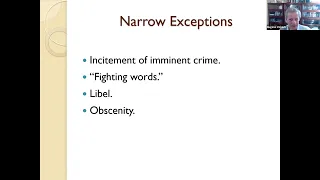 First Amendment Freedom of Speech and Press