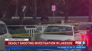 Deadly Shooting Investigation Underway In Lakeside