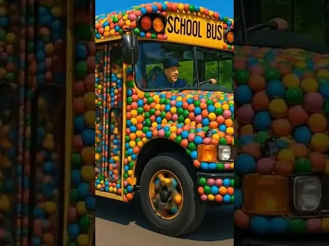 Wheels on The Bus ball version by LetsgoMartin #kidsvideo