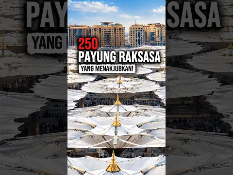 CUMAN DISINI ADA 250 PAYUNG RAKSASA! π± #videoviral