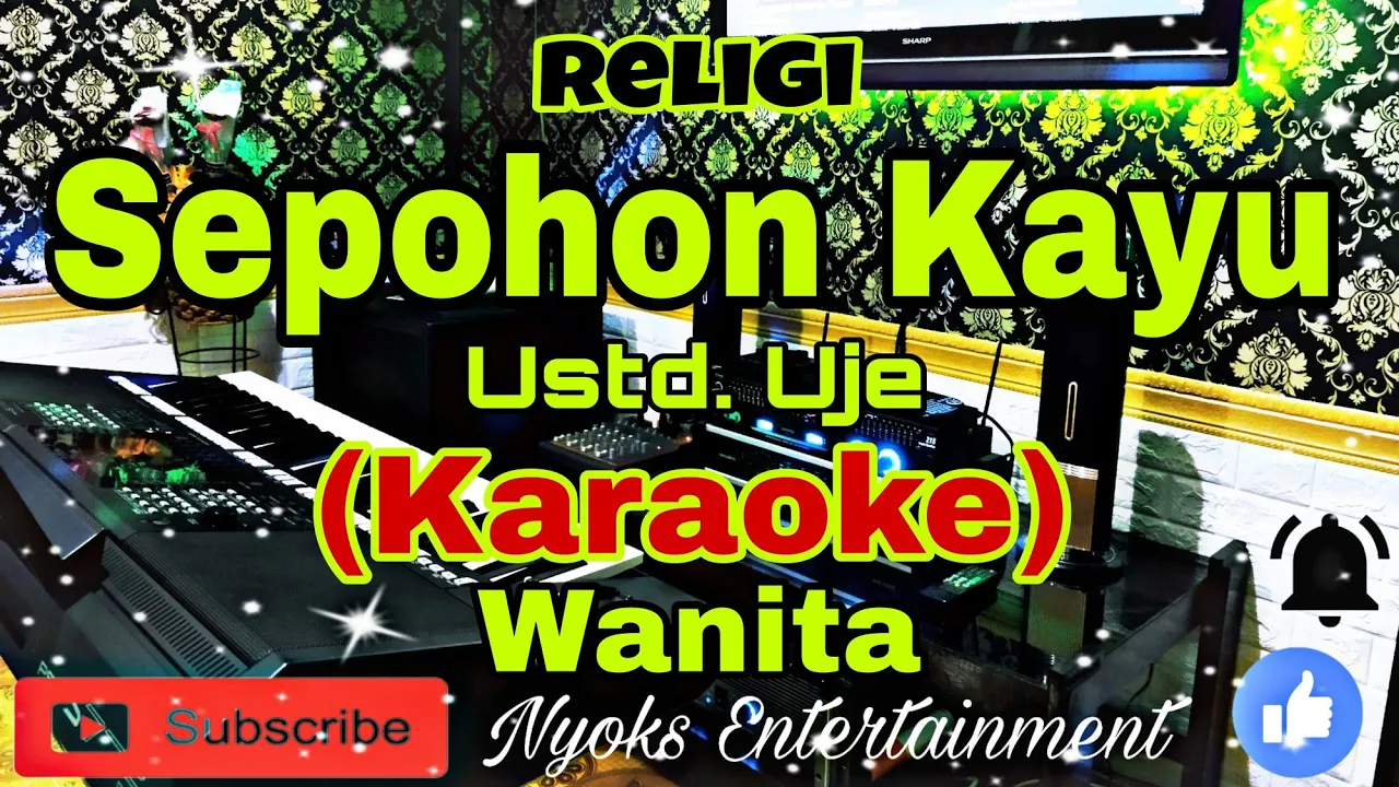 SEPOHON KAYU - Ustd. Jefri Al Buchori (Karaoke) Religi || Nada Wanita || DIS minor SEPOHON KAYU - Ustd. Jefri Al Buchori (Karaoke) Religi || Nada Wanita || DIS minor