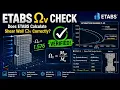 Does ETABS Calculate Shear Wall v Correctly ETABS 22 Verification Manual Calculation