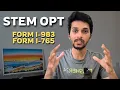 How to fill FORM I-983 and I-765 STEM OPT Extension STEM OPT I-20 Step by Step Instructions