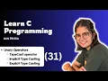 31 Type Casting in C Implicit and Explicit Type Casting