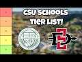 CSU Schools Tier List in 5 Minutes Cal Poly SLO San Diego State