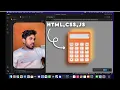 Calculator App Using HTML CSS JavaScript Beginner Friendly Project