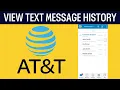 How To View AT T Text Message History 2025