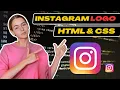 Instagram Logo using HTML CSS tutorial Web Development