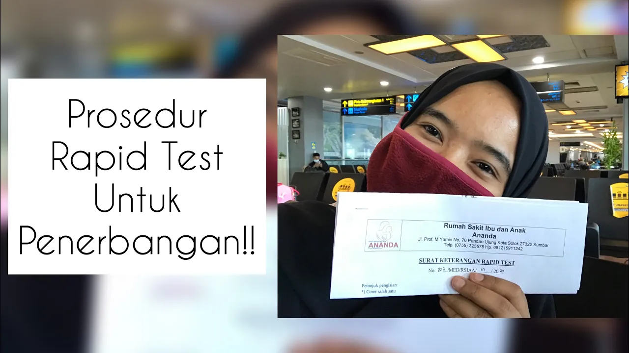 Prosedur Cara Rapid test Antigen di Bandara Soekarno Hatta. 