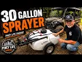 Pull behind sprayer for ATV and UTV BOOM AND WAND SPRAYER FOR YARD FOODPLOT DRIVEWAY FENCE ROWS