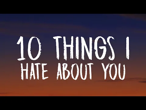Download MP3 Leah Kate - 10 Things I Hate About You (Lyrics) \