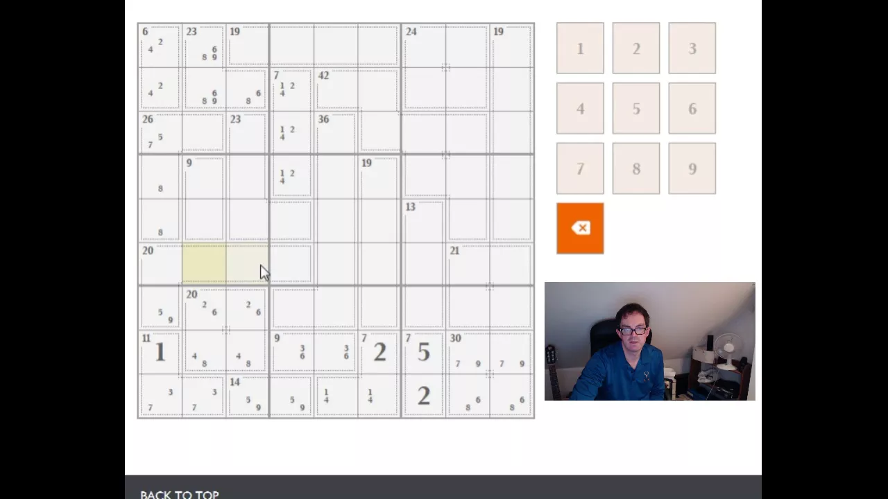 A look at the Deadly Killer Sudoku from The Times on 15 Dec 2017