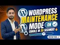 How to Enable Maintenance Mode in WordPress Step-by-Step Guide 2026