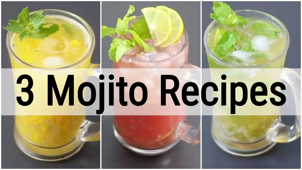 3 Mojito Recipes -  - Virgin Mojito - Summer Drinks   Skinny Recipes