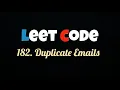 LeetCode SQL Find Duplicate Emails Step-by-Step Solution Explained