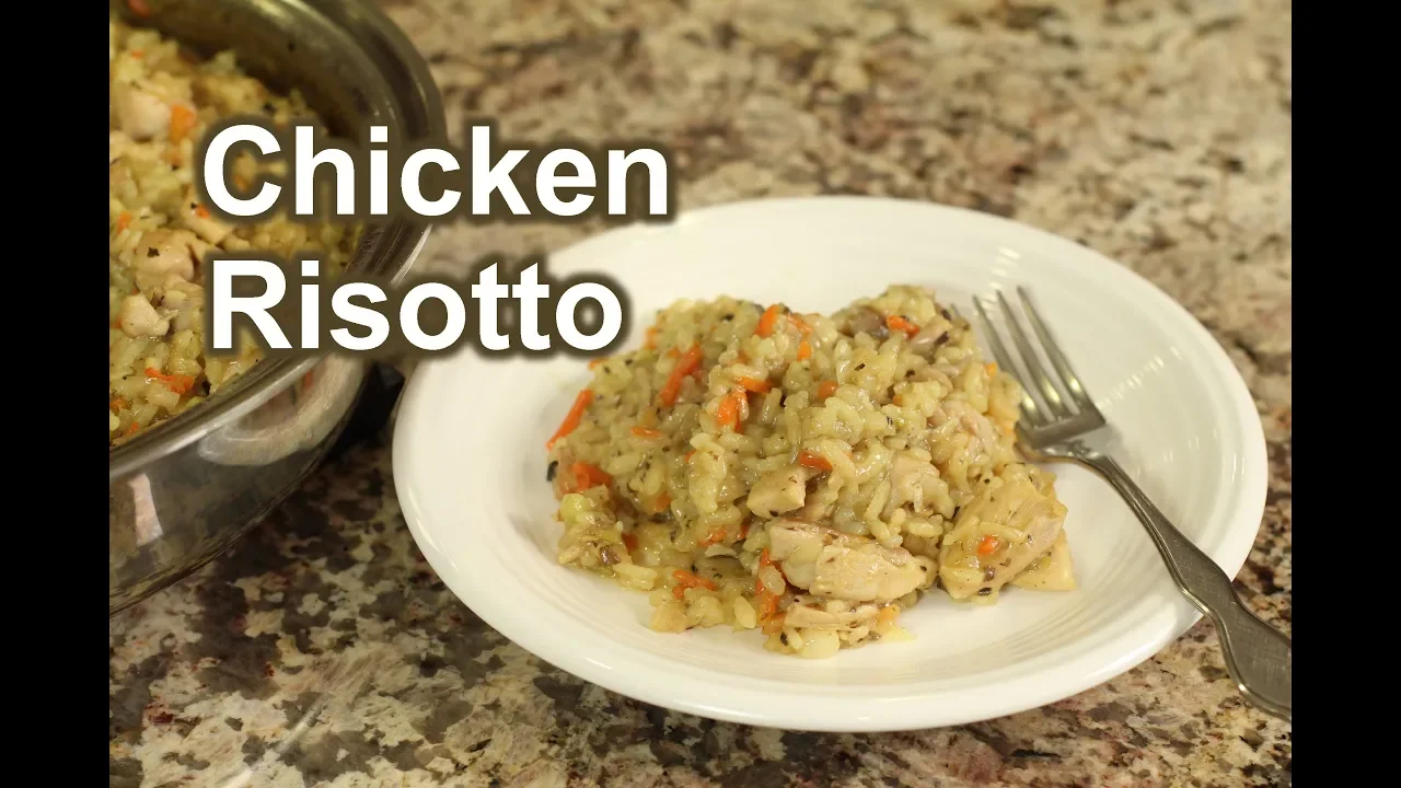 How To Make Chicken Saffron Risotto Rice   Rockin Robin Cooks