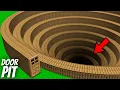 Download Lagu I found a SPIRAL DOOR PIT in Minecraft ! What's INSIDE the LONGEST DOOR PIT ?