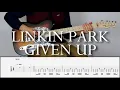 LINKIN PARK - GIVEN UP | Guitar Cover Tutorial (FREE TAB)