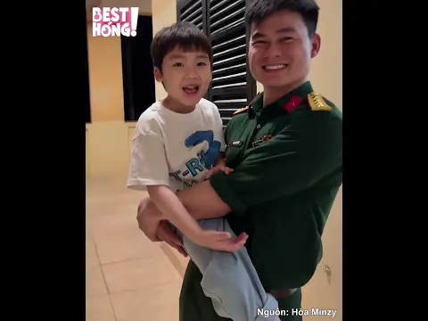 Con trai Hoà Minzy tự hào có bố là quân nhân, ghi hẳn vào bài tập về nhà khoe với cô giáo #shorts