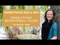 Philomela - Pilling ABRSM B3 Grade 5 piano 2023 2024 Jill Morton