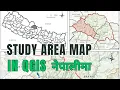 Making Study area map in QGIS in Nepali