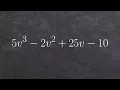 How to Factor by grouping - Factor by grouping
