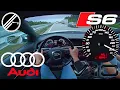 Audi S6 5.2 V10 | 435 PS | Top Speed Drive German Autobahn No Speed Limit POV